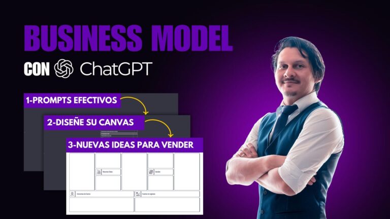 Planifica la estrategia ganadora Modelo Canvas + ChatGPT